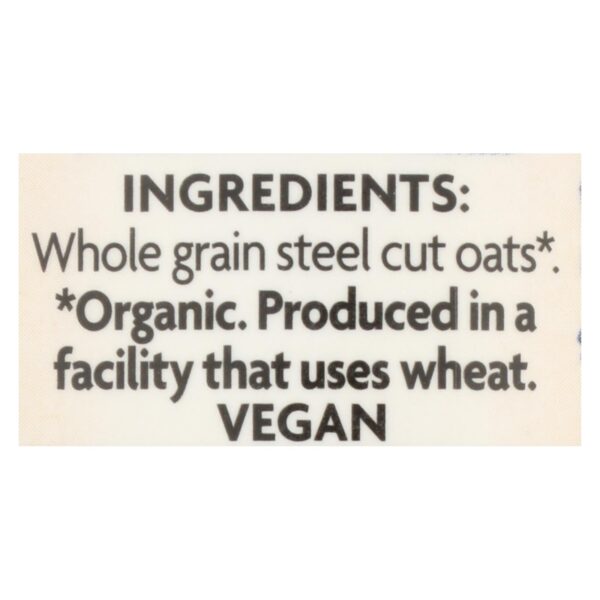 Nature's Path Oats - Organic - Steel Cut - Quick - Case Of 6 - 24 Oz - Image 2