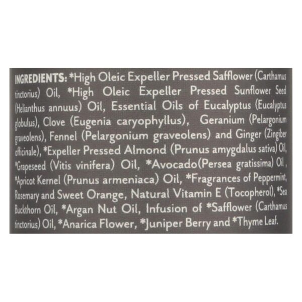 Soothing Touch Bath Body And Massage Oil - Organic - Ayurveda - Peppermint Rosemary - Muscle Comfort - 4 Oz - Image 2