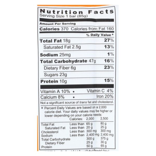 Probar Organic Superfood Slam Bar - Case Of 12 - 3 Oz - Image 2
