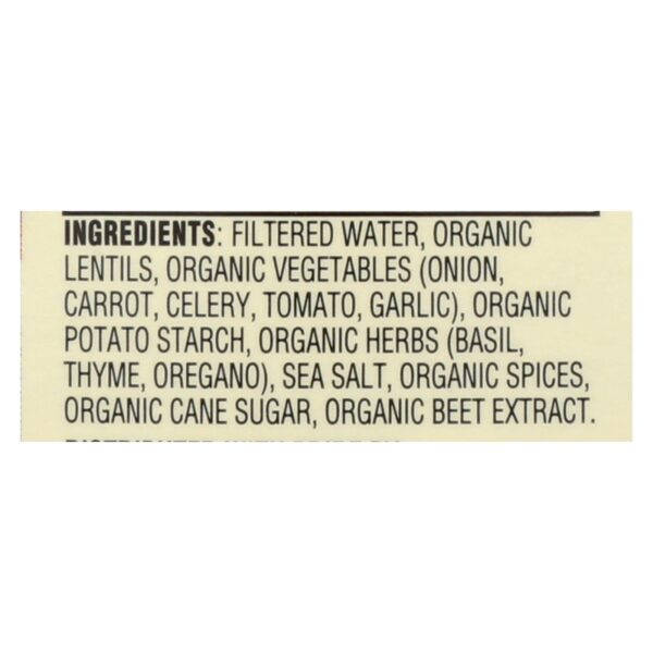 Dr. Mcdougall's Organic French Lentil Lower Sodium Soup - Case Of 6 - 17.6 Oz. - Image 3