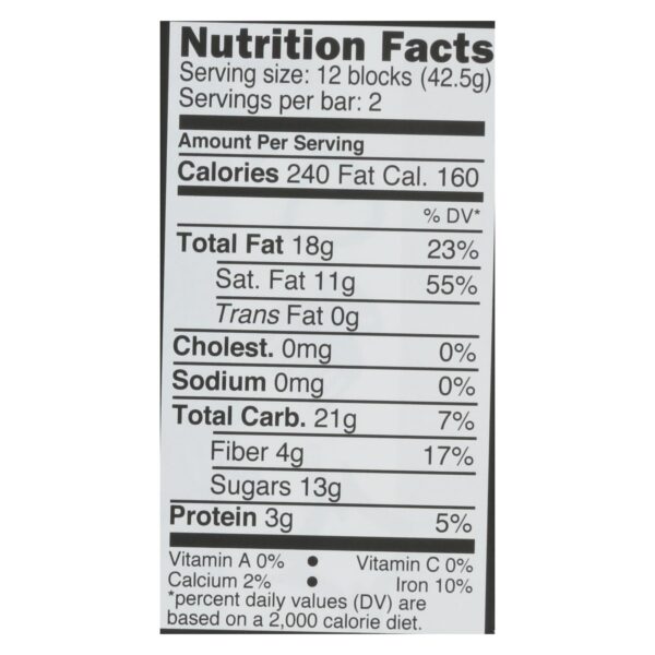 Divine - Bar Dark Chocolate 70% Gng/orng - Case Of 12 - 3 Oz - Image 2