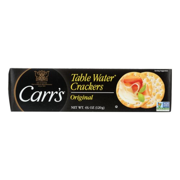 Carr's Bite Size Table Water Cracker - Case Of 12 - 4.25 Oz - Image 2