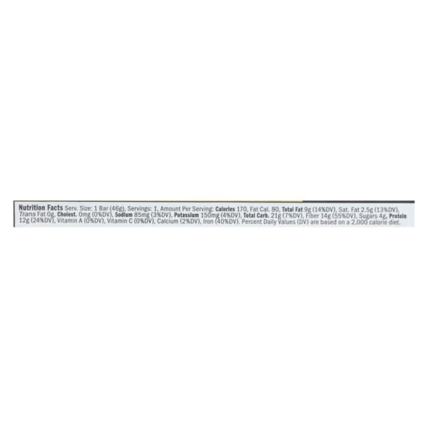 Raw Rev Glo Double Chocolate Brownie Batter Bar  - Case Of 12 - 1.6 Oz - Image 2
