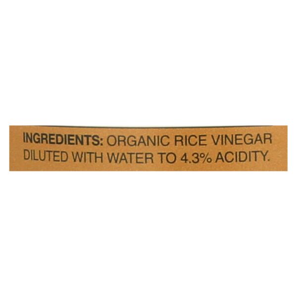 Marukan Organic Rice Vinegar - Case Of 6 - 12 Fl Oz. - Image 2