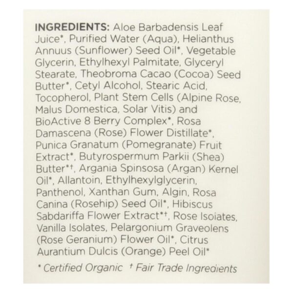 Andalou Naturals Soothing Body Lotion - 1000 Roses - 8 Oz - Image 2
