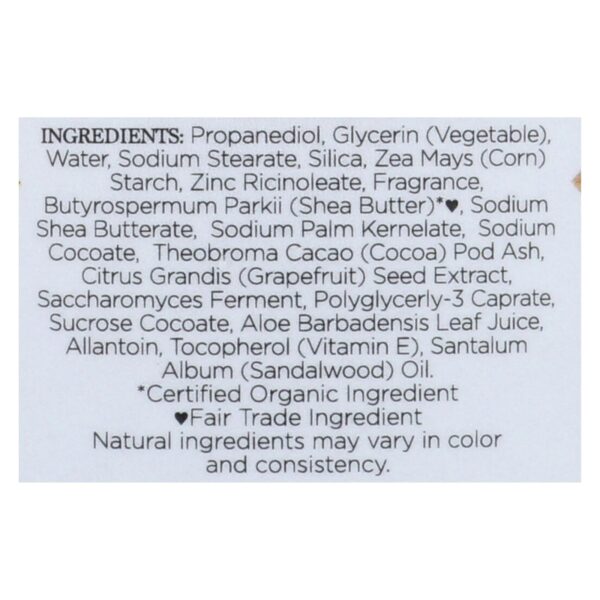 Nubian Heritage Deodorant - All Natural - 24 Hour - African Black Soap - 2.25 Oz - 1 Each - Image 2