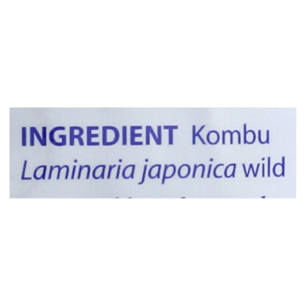 Eden Foods Kombu - Sea Vegetable - Wild Hand Harvested - 2.1 Oz - Case Of 6 - Image 2