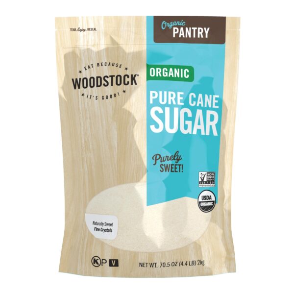 Woodstock Organic Cane Sugar - Case Of 5 - 4.4 Lb - Image 3
