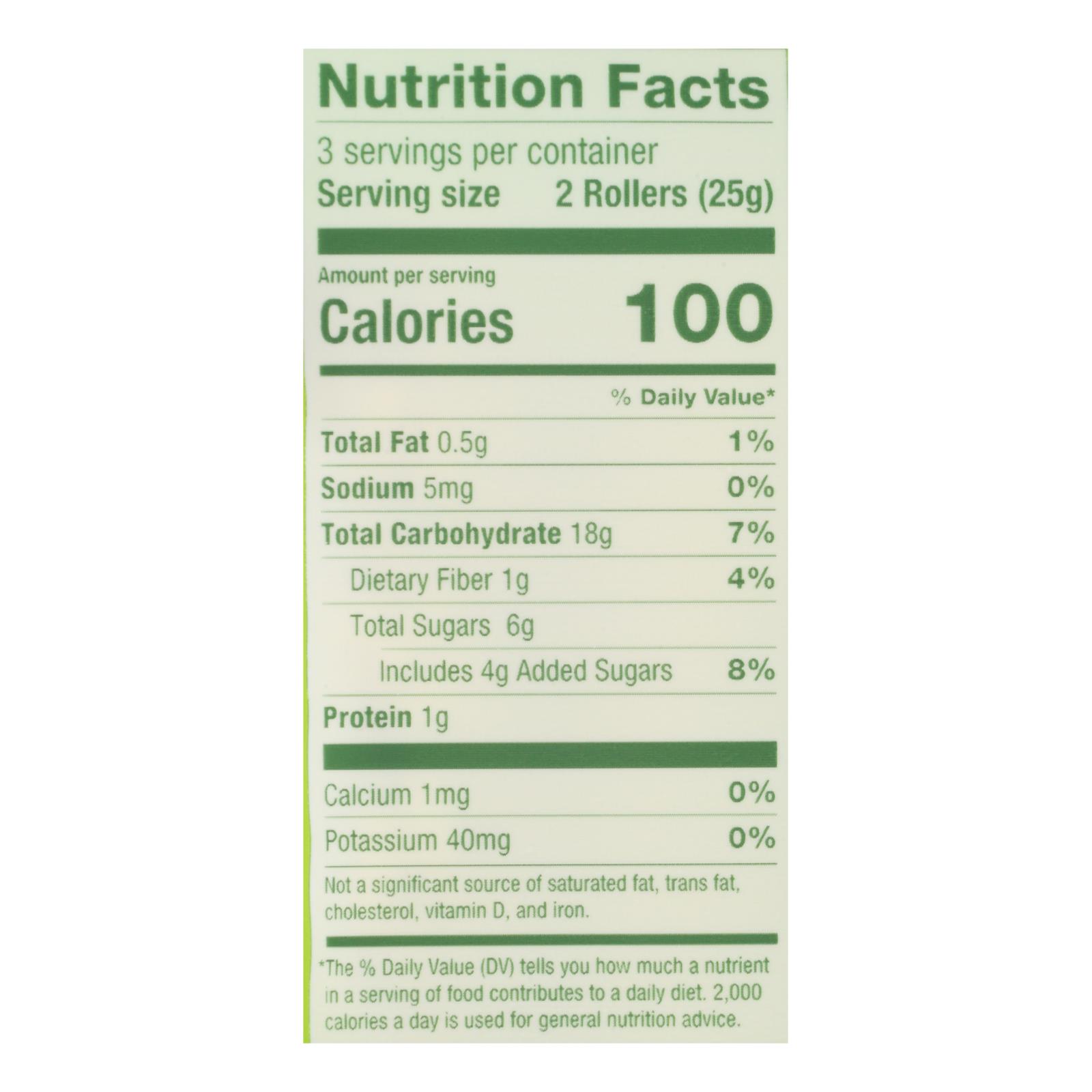 Crunchy Rollers - Roll Brown Rice - Case Of 8 - 2.6 Oz - Image 2