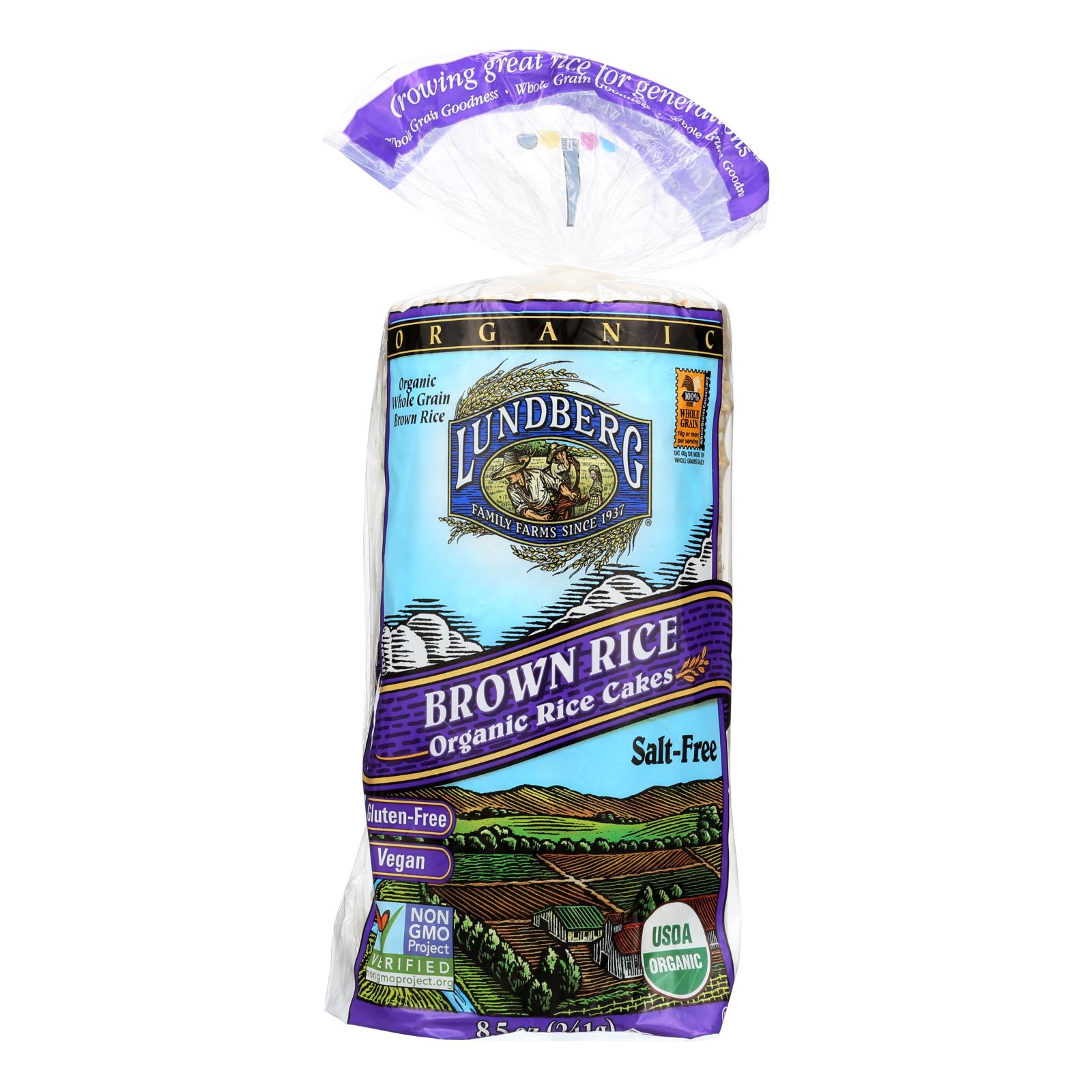 Lundberg Family Farms - Rice Cake Brown Ns - Case Of 6-8.5 Oz - Image 3