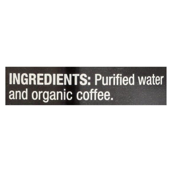 Rise Brewing Co - Cld Brew Coffee Org Black - Case Of 12 - 7 Fz - Image 2
