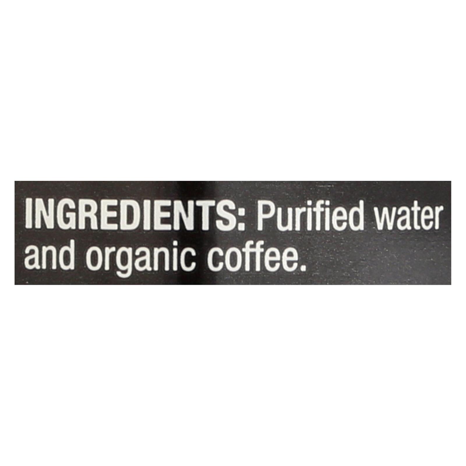 Rise Brewing Co - Cld Brew Coffee Org Black - Case Of 12 - 7 Fz - Image 2