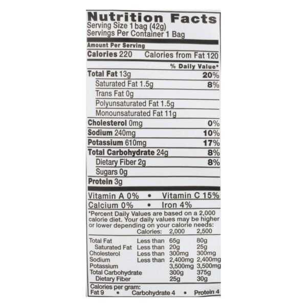 Kettle Brand Potato Chips - Sea Salt And Crushed Black Pepper - Case Of 24 - 1.5 Oz. - Image 2