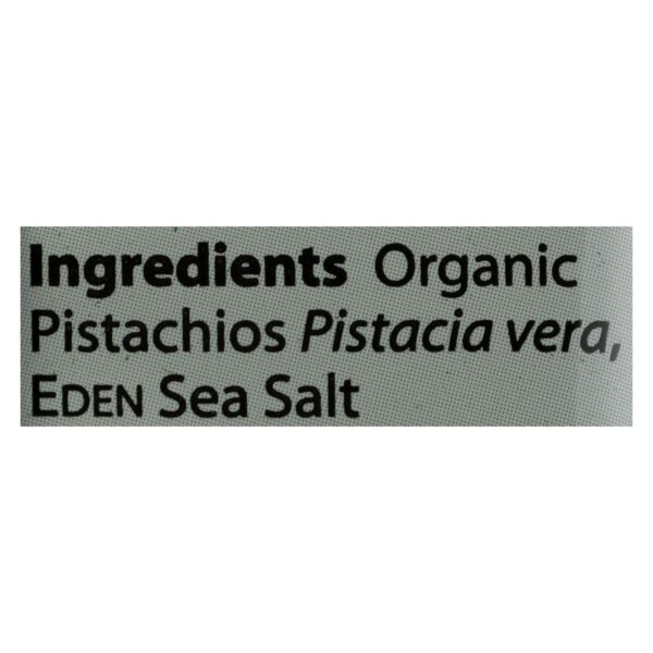 Eden Foods Organic Pocket Snacks - Pistachios - Shelled And Dry Roasted - 1 Oz - Case Of 12 - Image 2