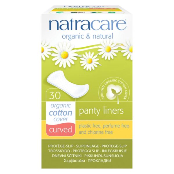 Natracare Natural Curved Panty Liners - 30 Pack - Image 2