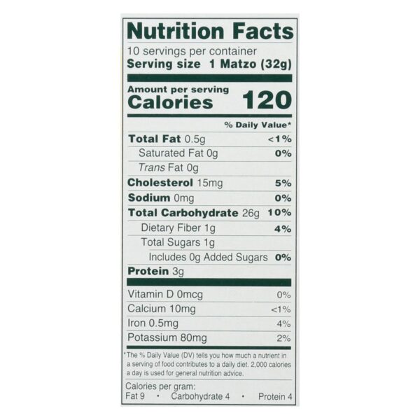Manischewitz - Egg Matzo - Case Of 12 - 12 Oz. - Image 2