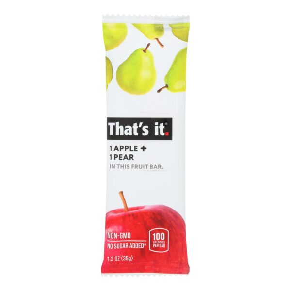That's It Fruit Bar - Apple And Pear - Case Of 12 - 1.2 Oz - Image 3