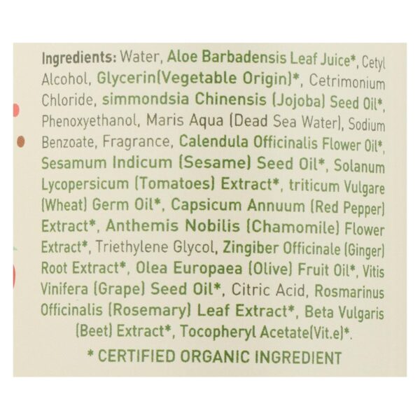Ecolove Conditioner - Red Vegetables Conditioner For Normal To Oily Hair - Case Of 1 - 17.6 Fl Oz. - Image 2