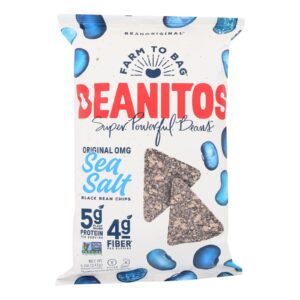 Beanitos - Black Bean Chips - Sea Salt - Case Of 6 - 5 Oz.