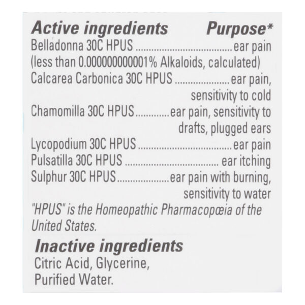 Hyland's - Drops Earache - 1 Each - 0.33 Fluid Ounces - Image 2