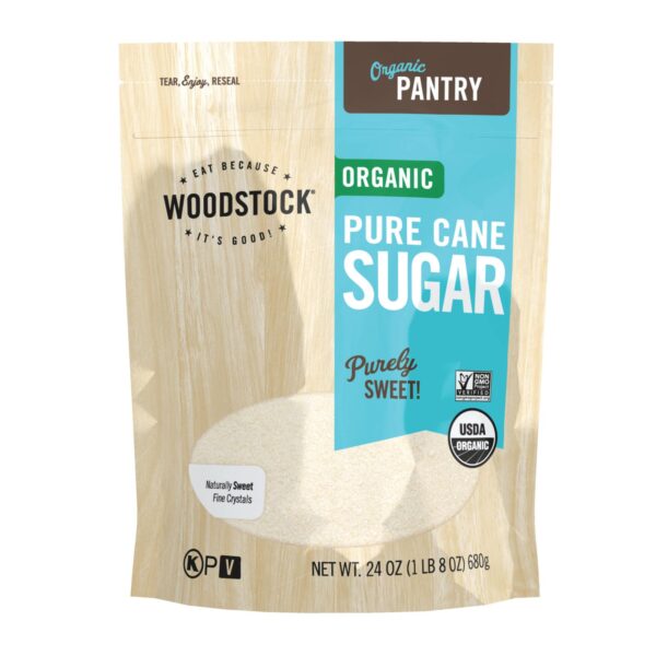 Woodstock Organic Pure Cane Sugar - Case Of 12 - 24 Oz - Image 4