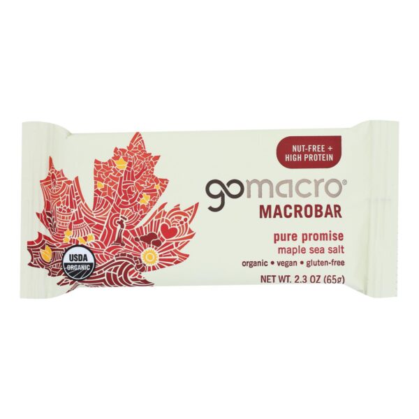 Gomacro - Bars Maple Sea Salt - Case Of 12 - 2.3 Oz - Image 3