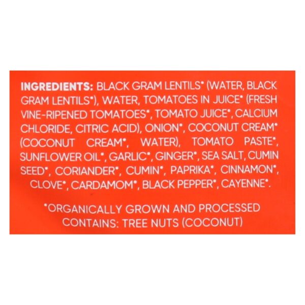 Maya Kaimal - Organic Everyday Dal - Black Lentil Tomato Cumin - Cs Of 6 -10 Oz - Image 2