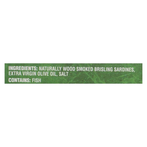 Crown Prince Brisling Sardines In Extra Virgin Olive Oil - Case Of 12 - 3.75 Oz. - Image 2