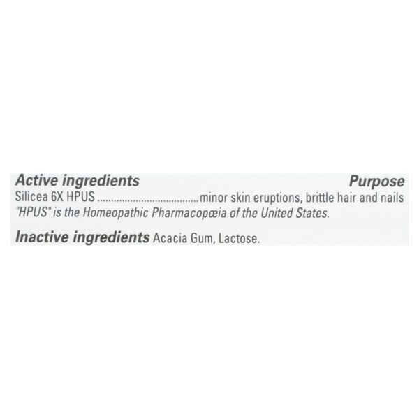 Hyland's - Silicea 6x #12 Cell Salts - 1 Each-100 Tab - Image 2