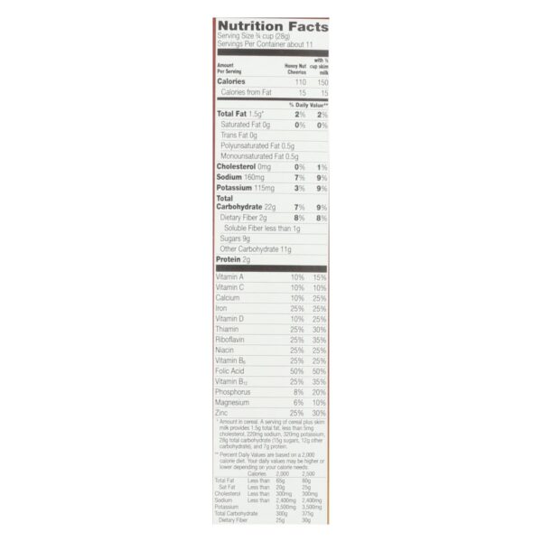 General Mills - Cereal Cheerios Honey Nut - Case Of 12-10.8 Oz - Image 2