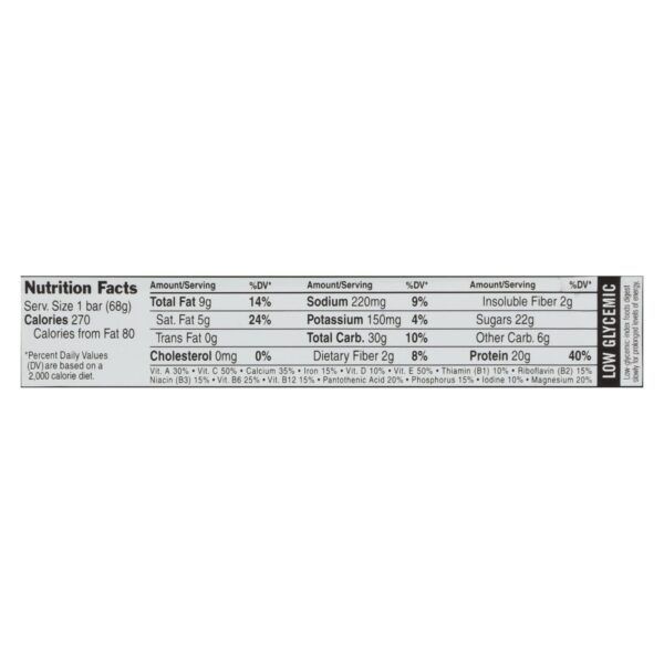 Clif Bar Builder Bar - Vanilla Almond - Case Of 12 - 2.4 Oz - Image 2