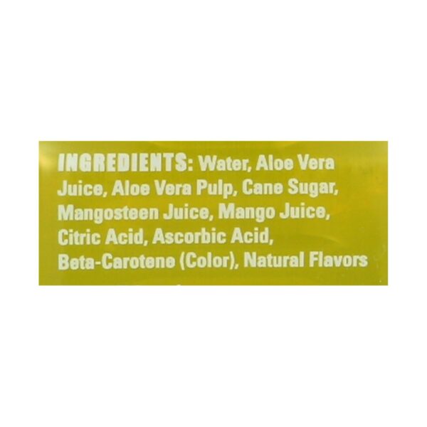 Alo Original Allure Aloe Vera Juice Drink - Mangosteen And Mango - Case Of 12 - 16.9 Fl Oz. - Image 2
