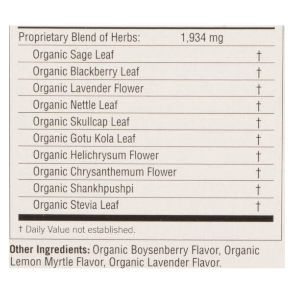 Yogi Relaxed Mind Herbal Tea Caffeine Free - 16 Tea Bags - Case Of 6 - Image 2