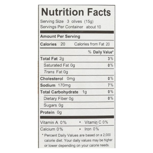 Divina - Organic Pitted Green Olives - Case Of 6 - 6 Oz. - Image 2