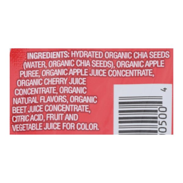 Mamma Chia Organic Chia Squeeze - Cherry Beet - Case Of 16 - 3.5 Oz - Image 2