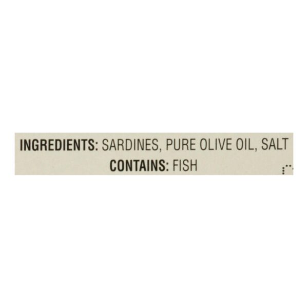 Crown Prince Skinless And Boneless Sardines In Pure Olive Oil - Case Of 12 - 3.75 Oz. - Image 2