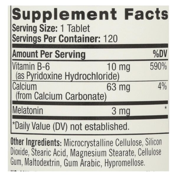 Natrol Melatonin - 3 Mg - 120 Tablets - Image 2