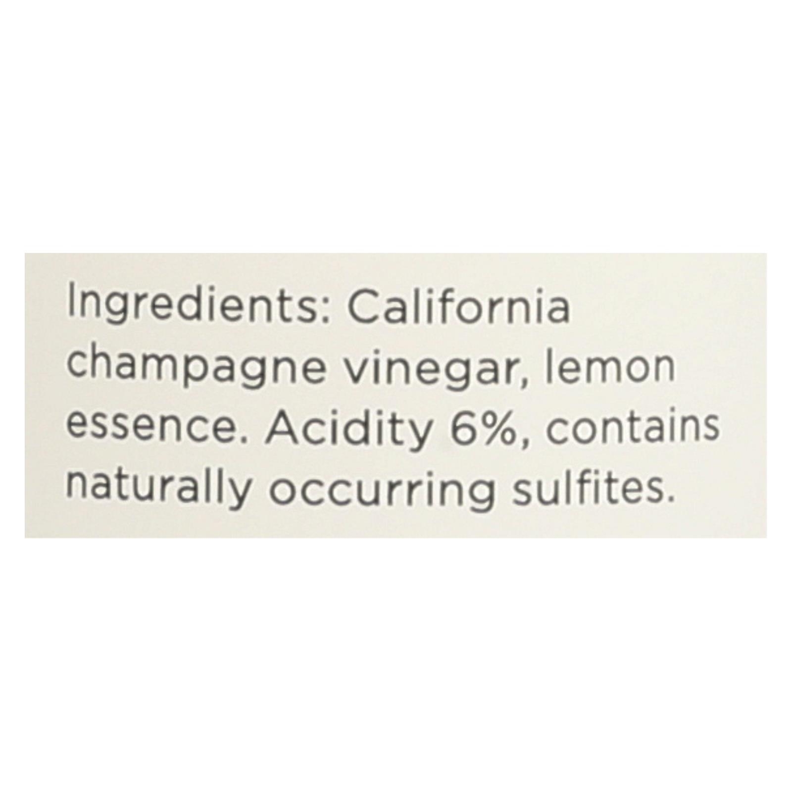 O Olive Oil Citrus Champagne Vinegar - Case Of 6 - 10.1 Fz - Image 2