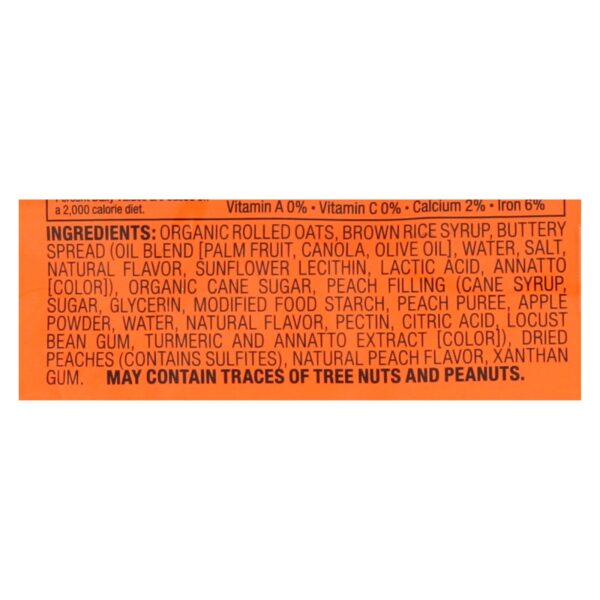 Bobo's Oat Bars - Bars - Peach - Case Of 12 - 3 Oz. - Image 2
