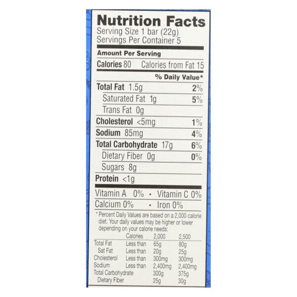 Annie's Homegrown Snack Bar - Original - Case Of 8 - 3.9 Oz. - Image 2