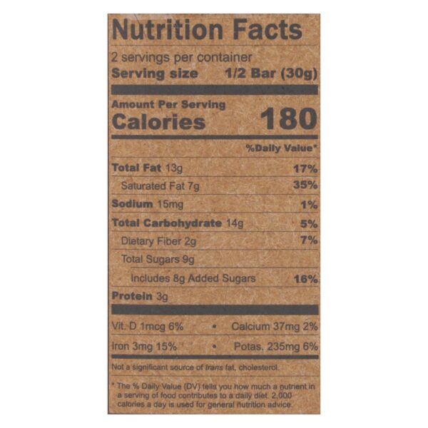 Hu - Dark Chocolate Bar Cashew Butter Ras - Case Of 12-2.1 Oz - Image 2