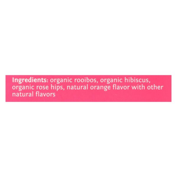 Steep By Bigelow Organic Rooibos Hibiscus Tea  - Case Of 6 - 20 Bags - Image 2