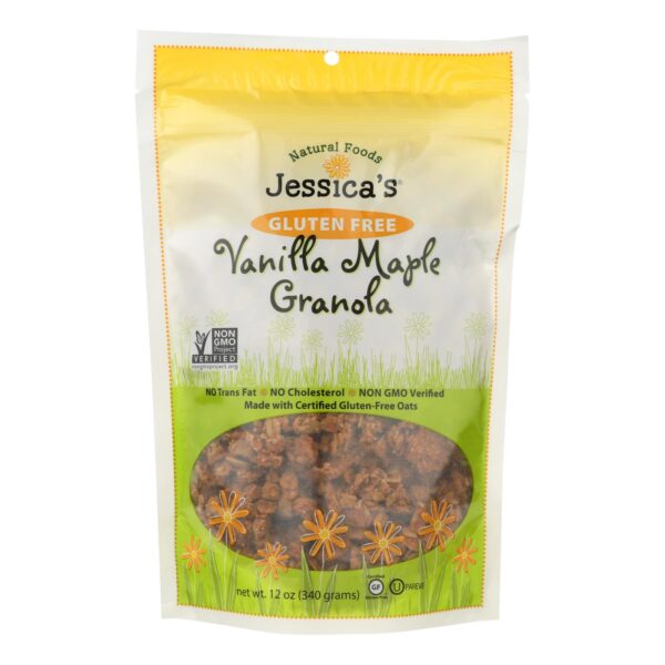 Jessica's Natural Foods Gluten Free Vanilla Maple Granola  - Case Of 12 - 11 Oz - Image 3