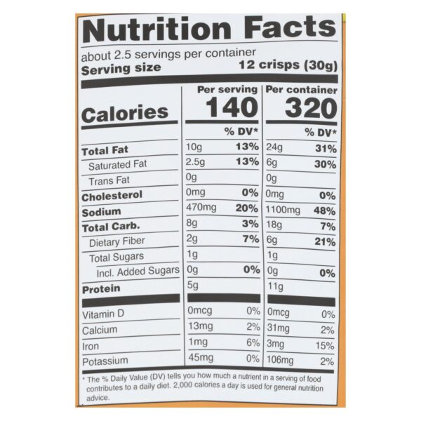 Hippie Snacks - Avocado Crsps Sea Salt - Case Of 8-2.5 Oz - Image 2