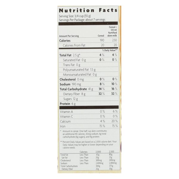 Nature's Path Organic Flax Plus Raisin Bran Cereal - Case Of 12 - 14 Oz. - Image 2