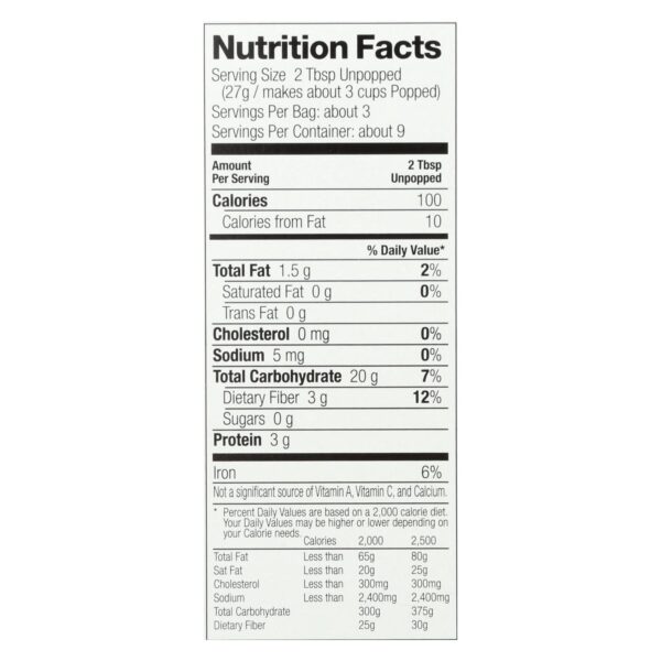 Black Jewell, Microwave Popcorn - Case Of 6 - 8.7 Oz - Image 2