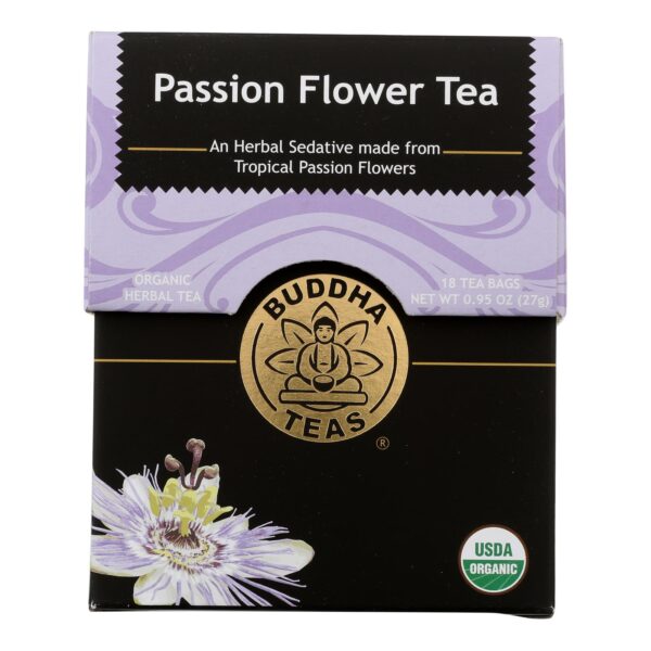 Buddha Teas - Organic Tea - Passion Flower - Case Of 6 - 18 Count - Image 2