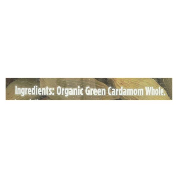 Spicely Organics - Organic Cardamom - Pods Green - Case Of 3 - 1.2 Oz. - Image 2
