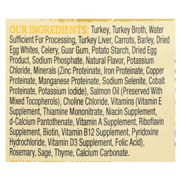 Wellness Pet Products Dog Food - Turkey With Barley And Carrots - Case Of 12 - 12.5 Oz. - Image 2