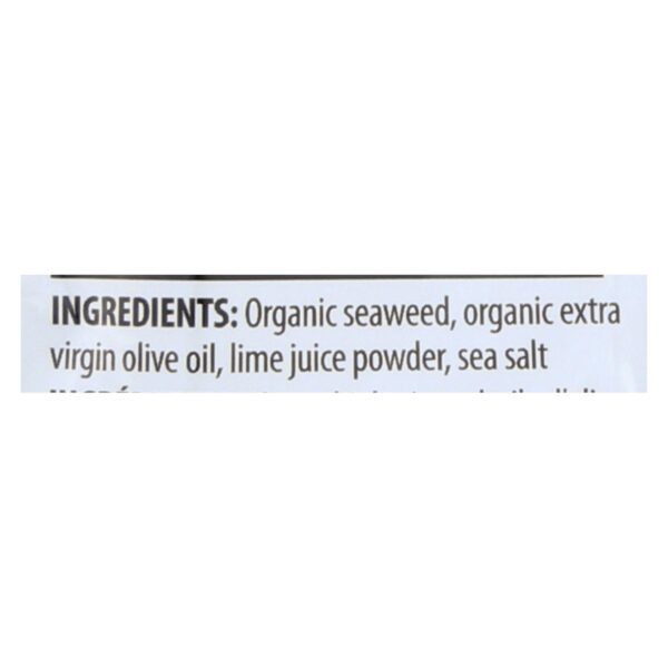 Seasnax Organic Seaweed - Lime - Case Of 12 - .36 Oz - Image 2